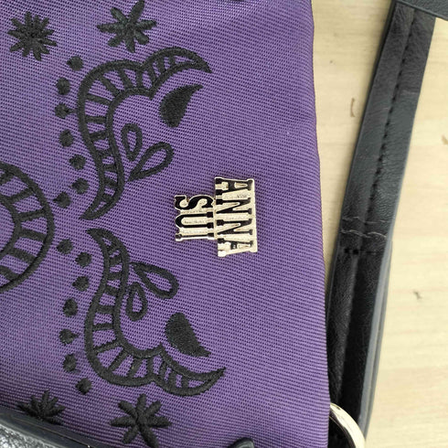アナスイ ANNA SUI 刺繍デザイン トートバッグ レディース