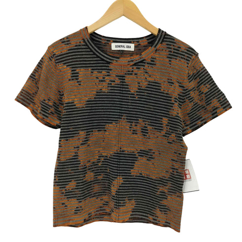 GENERAL IDEA ボーダークルーネックハーフニット レディース JPN:L