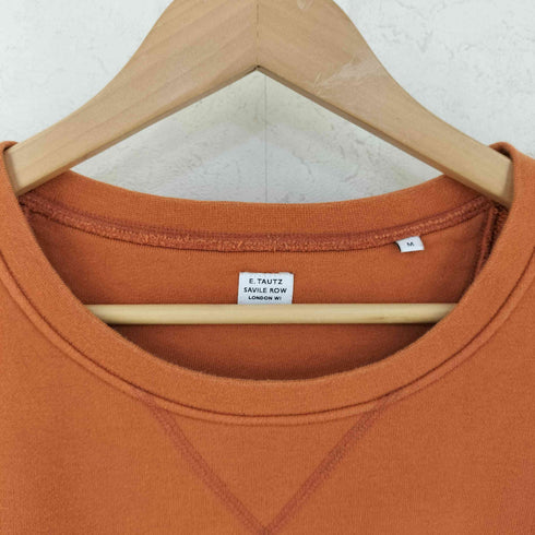 イートウツサヴィルロウ E.TAUTZ SAVILE ROW ワンカラー クルーネックスウェット メンズ import:M