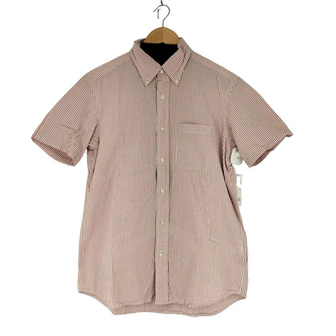 ランズエンド LANDS END S/S シアサッカー B.Dシャツ メンズ JPN:M