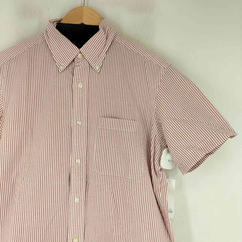 ランズエンド LANDS END S/S シアサッカー B.Dシャツ メンズ JPN:M