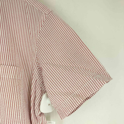 ランズエンド LANDS END S/S シアサッカー B.Dシャツ メンズ JPN:M