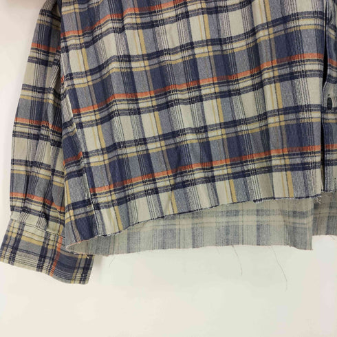 s.Oliver 細畝コーデュロイ カットオフ 長袖 シャツ メンズ import:L