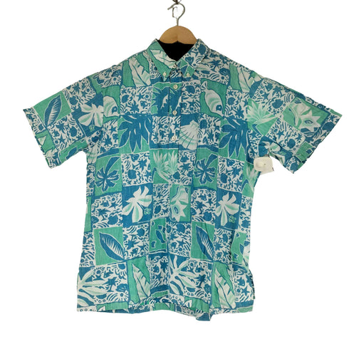 cook street MADE IN USA ボタンダウン アロハシャツ メンズ JPN:M