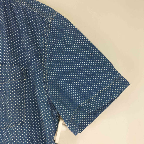 スーパードライ Superdry 極度乾燥(しなさい) ドット柄 L/S シャツ メンズ L