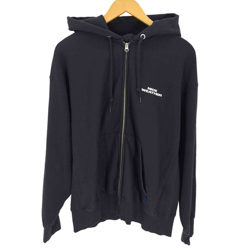 NICE WEATHER ロゴスウェット ジップパーカー メンズ JPN:M