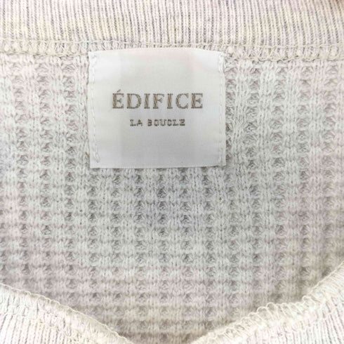 エディフィスラブークル EDIFICE LA BOUCLE ヘンリーネック ワッフルロングスリーブカットソー メンズ 2