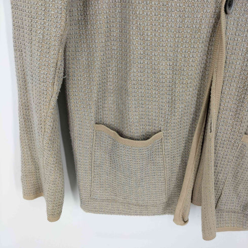 クルチアーニ Cruciani 立体編み コットン ニット カーディガン メンズ EUR:50
