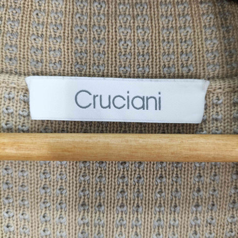 クルチアーニ Cruciani 立体編み コットン ニット カーディガン メンズ EUR:50