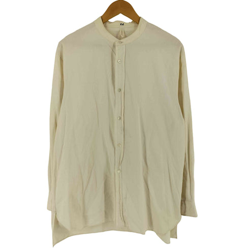 エディフィス EDIFICE コットン バンドカラーL/S シャツ メンズ JPN:2