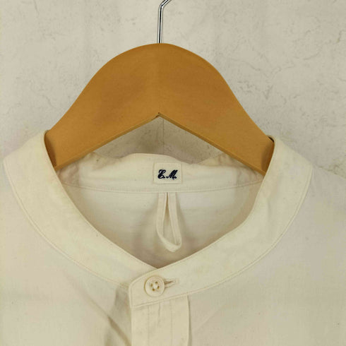 エディフィス EDIFICE コットン バンドカラーL/S シャツ メンズ JPN:2