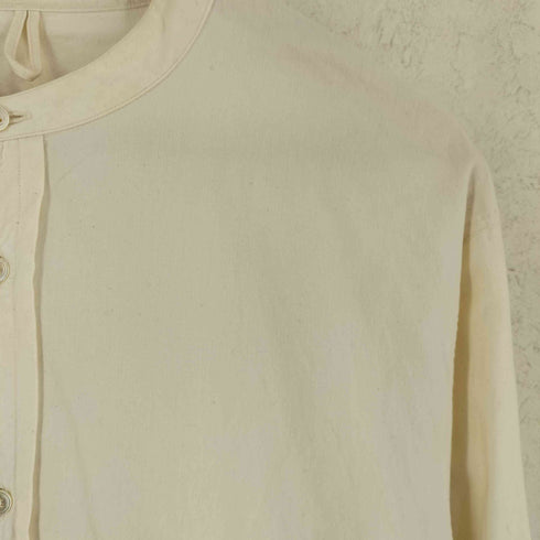 エディフィス EDIFICE コットン バンドカラーL/S シャツ メンズ JPN:2