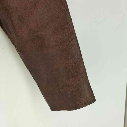 cow leather レザーダブルライダースジャケット メンズ