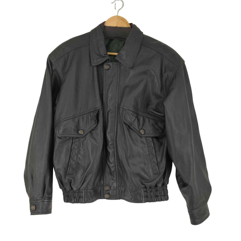 lamb leather 比翼レザーブルゾン メンズ