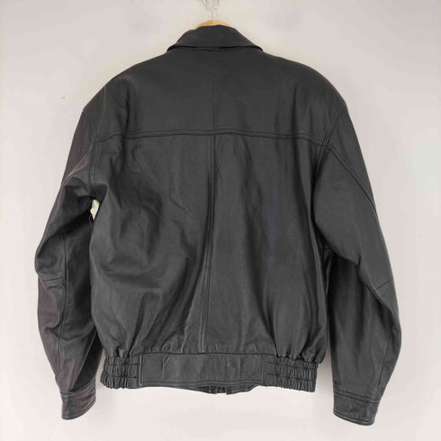 lamb leather 比翼レザーブルゾン メンズ