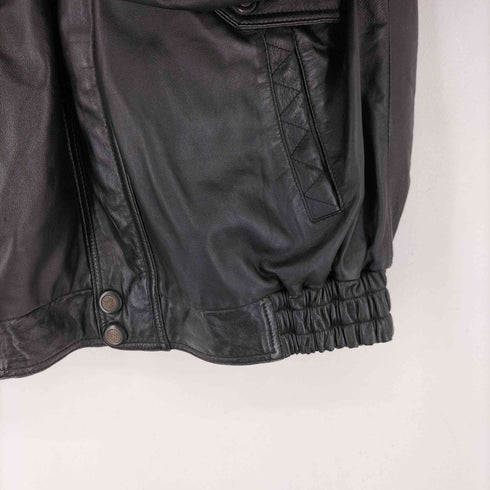 lamb leather 比翼レザーブルゾン メンズ