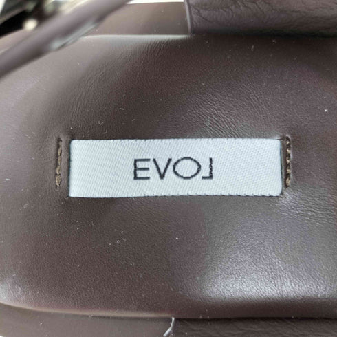 イーボル EVOL クロスデザインフラットサンダル レディース JPN:M