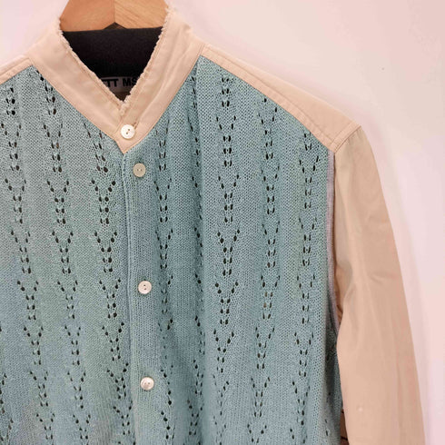 ティーモダンストリートウエア TTT_MSW Knit Cardigan Docking Shirt メンズ L