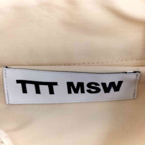 ティーモダンストリートウエア TTT_MSW Knit Cardigan Docking Shirt メンズ L