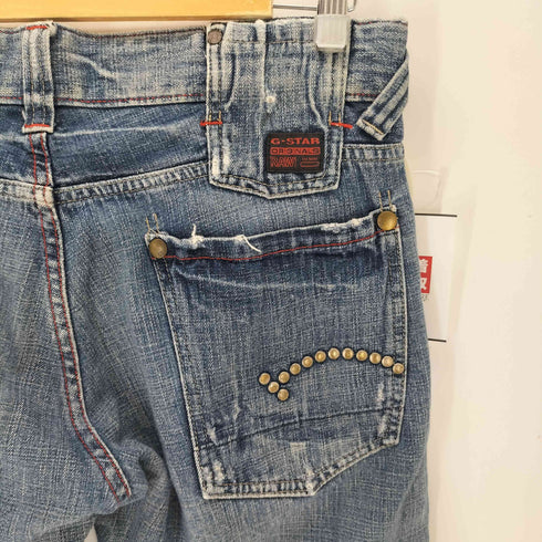 ジースターロー G-STAR RAW S.C.STUDE STRAIGHT スタッズストレートデニム メンズ 32×32