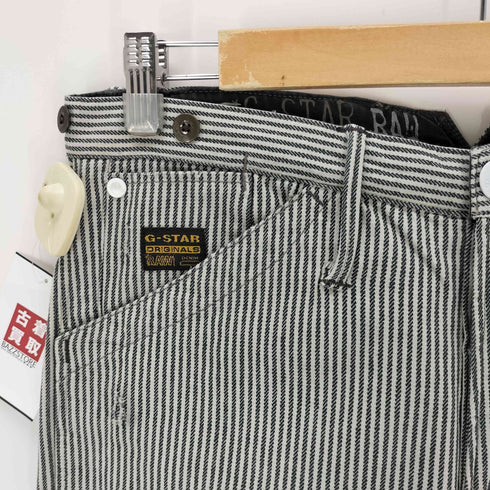 ジースターロー G-STAR RAW BRIDGE TAPERED ヒッコリー ワークパンツ メンズ 30×32