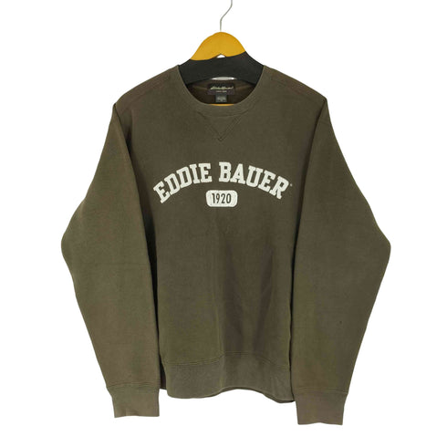 エディーバウアー Eddie Bauer 前V ガゼット リバース スウェット メンズ M