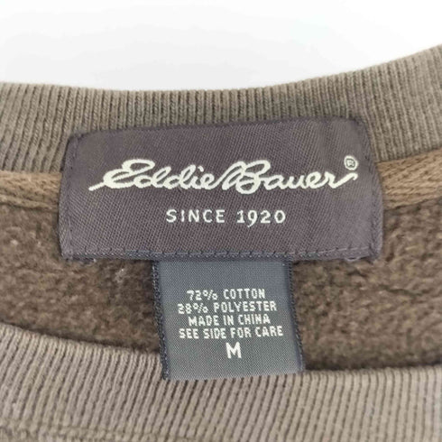 エディーバウアー Eddie Bauer 前V ガゼット リバース スウェット メンズ M