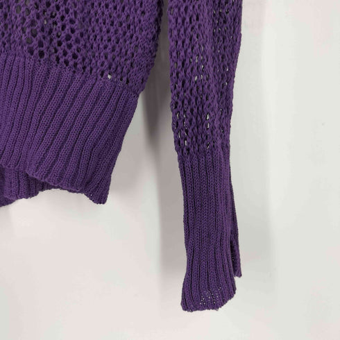 サルバム sulvam MESH ASYMMETRY KNIT メッシュアシンメトリーニット メンズ S