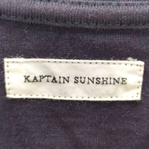 キャプテンサンシャイン KAPTAIN SUNSHINE 26SS Suvin Supima Tube Halfsleeve Tee Heavy スビン スーピマ ヘビー S/S Tシャツ メンズ JPN:3