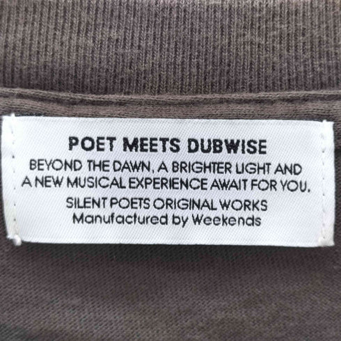 POET MEETS DUBWISE ポートミーツダブワイズ WHITE SANDS L/S T-SHIRT グラフィック カットソー ロンT メンズ JPN:XL