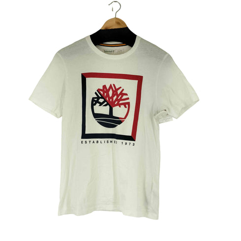 ティンバーランド Timberland REGULAR FIT フロントロゴ S/S Tシャツ メンズ M