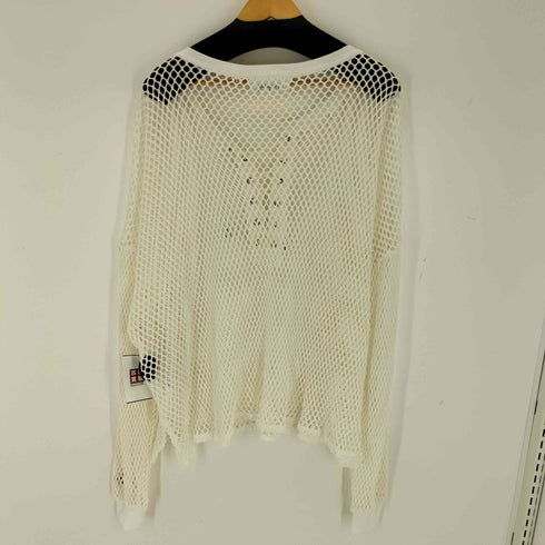 エルコンダクター el conductorH COTTON LACEUP LONG SLEEVE MESH TOP メンズ 4