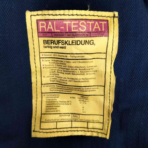 RAL TESTAT ユーロワーク ヘリンボーン カバーオール メンズ EUR:46