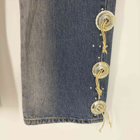 JUN/NAKAYAMA 24AW WESTERN STUDS DENIM PANTS ウェスタン スタッズデニムパンツ メンズ 28
