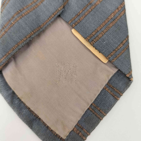 アイムイッセイミヤケ im ISSEY MIYAKE 絹 シルク 100% レジメンタル ストライプ ネクタイ メンズ