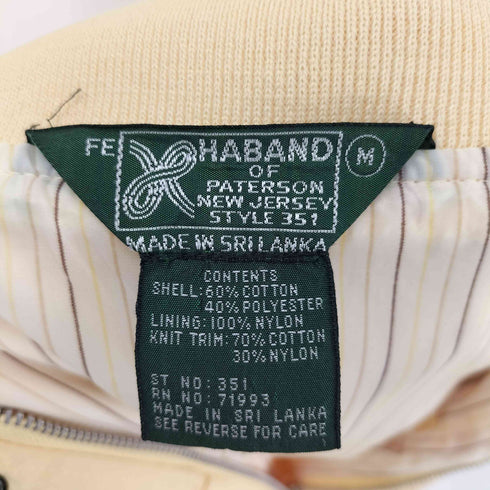 ハバンド HABAND カップインショルダー ダービージャケット メンズ JPN:M