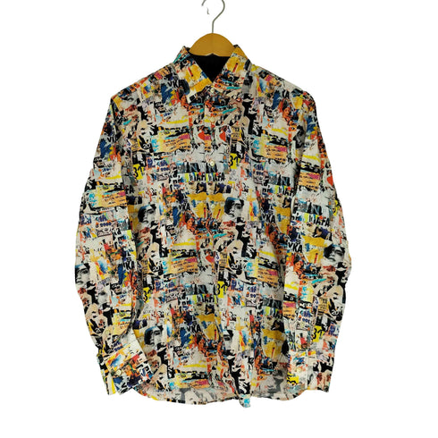 COTON DOUX 総柄 L/S シャツ メンズ 37-38