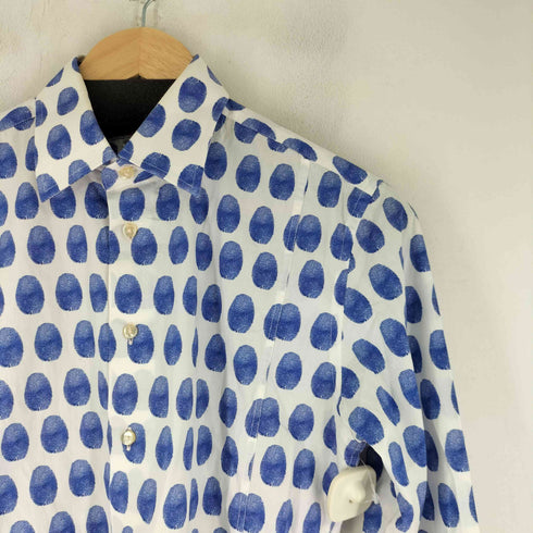 COTON DOUX 総柄 L/S シャツ 指紋 メンズ US:38