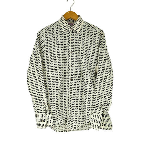 COTON DOUX 総柄 L/S シャツ 髭 メンズ US:38