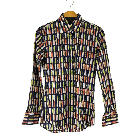 COTON DOUX 総柄 L/S シャツ メンズ US:38