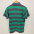 ポロバイラルフローレン Polo by RALPH LAUREN ポニー刺繍 襟 デニム切替 ボーダー ポロシャツ メンズ import:L