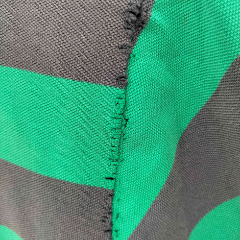 ポロバイラルフローレン Polo by RALPH LAUREN ポニー刺繍 襟 デニム切替 ボーダー ポロシャツ メンズ import:L