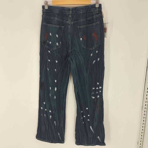FreeZone ペイントシワ加工 デニムパンツ Y2K メンズ M