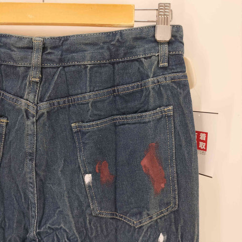 FreeZone ペイントシワ加工 デニムパンツ Y2K メンズ M