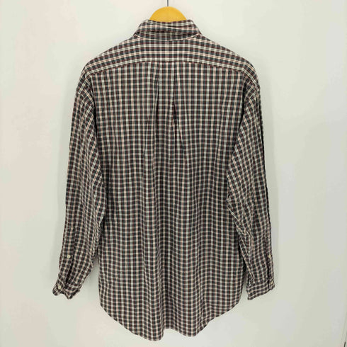 ラルフローレン RALPH LAUREN BIG SHIRT ポニー刺繍 タータンチェック ボタンダウンシャツ メンズ import:M