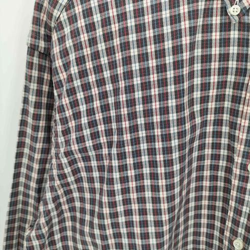 ラルフローレン RALPH LAUREN BIG SHIRT ポニー刺繍 タータンチェック ボタンダウンシャツ メンズ import:M
