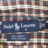 ラルフローレン RALPH LAUREN BIG SHIRT ポニー刺繍 タータンチェック ボタンダウンシャツ メンズ import:M