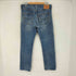 リーバイス Levis 501 ボタンフライ ダメージ ストレート デニムパンツ メンズ US:34-35