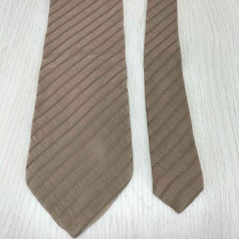 ジョルジオアルマーニ Giorgio Armani ラインデザインシルクネクタイ メンズ