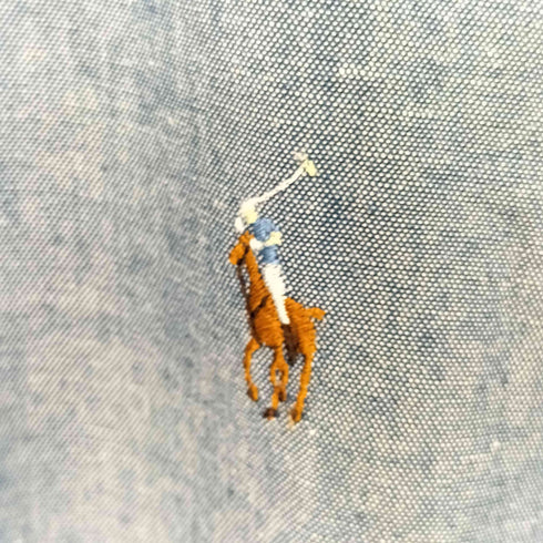 ポロバイラルフローレン Polo by RALPH LAUREN ロゴ刺繍 ボタンダウン シャツ メンズ JPN:M